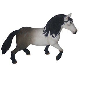 Schleich Horse Andalusian‎ Stallion Toy Figure 13821 Gray Retired